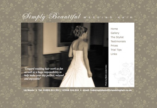 Simply beautiful Wedding Hair