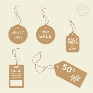 6 Free Sale Price Tag Labels