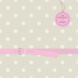 Shabby Chic Background and belt Vector