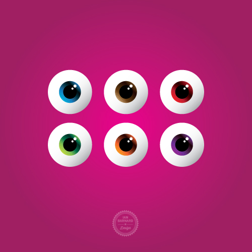 Vector Eyes Graphic