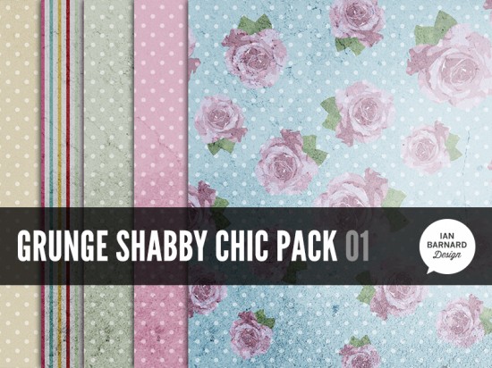 grunge shabby chic texture pack