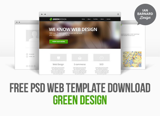 Web PSD template