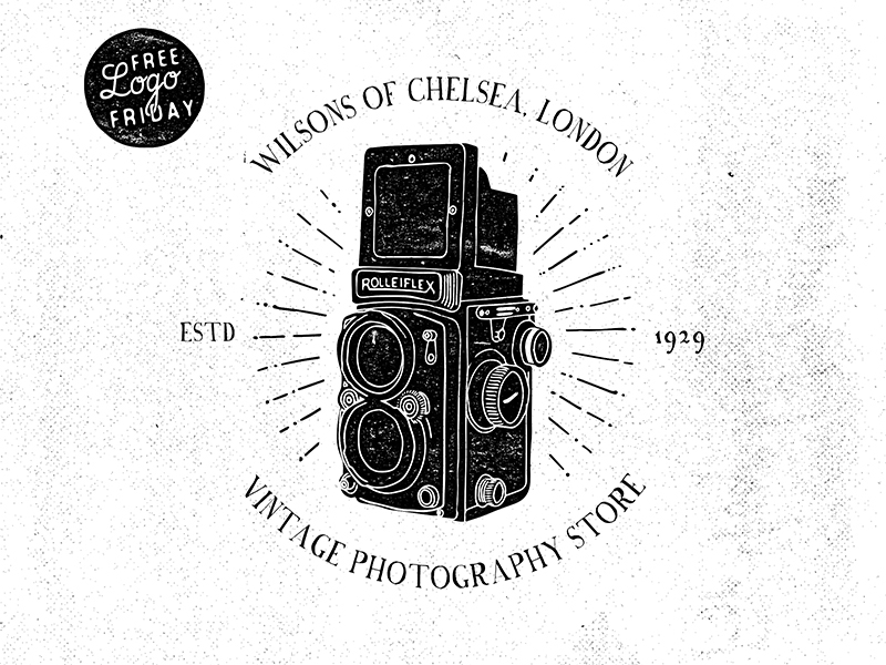 Free Logo Friday: Vintage Photo Store