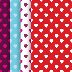 Love Hearts Background Vector