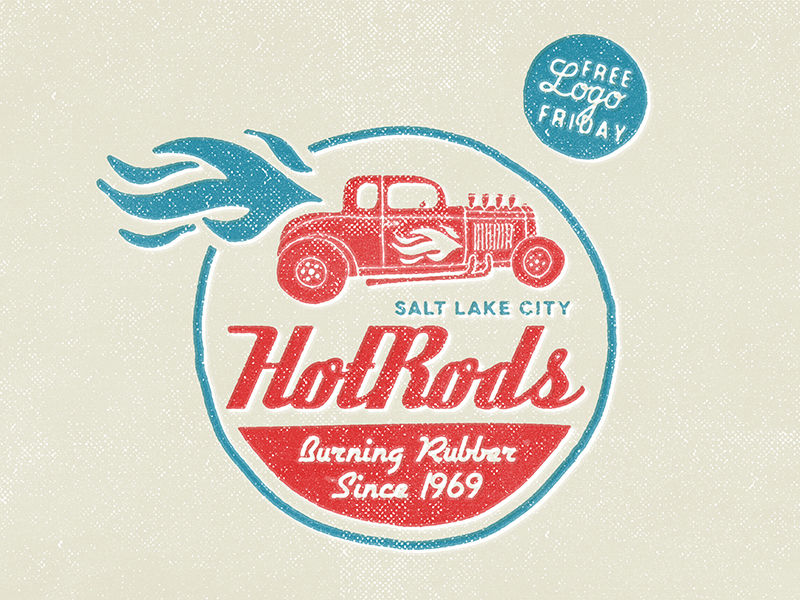 Free Logo Friday: Salt Lake City HotRods