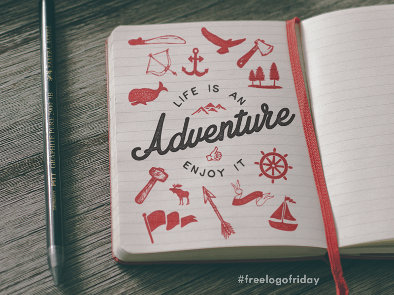 #freelogofriday – Adventure