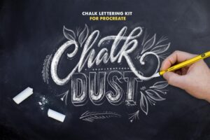 Chalk Dust brushes for Procreate